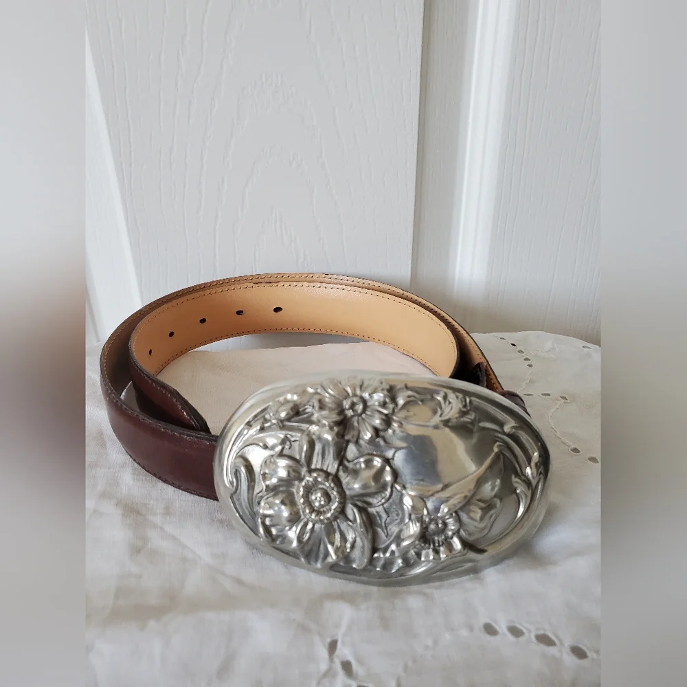 Vintage Art Nouveau Belt Buckle